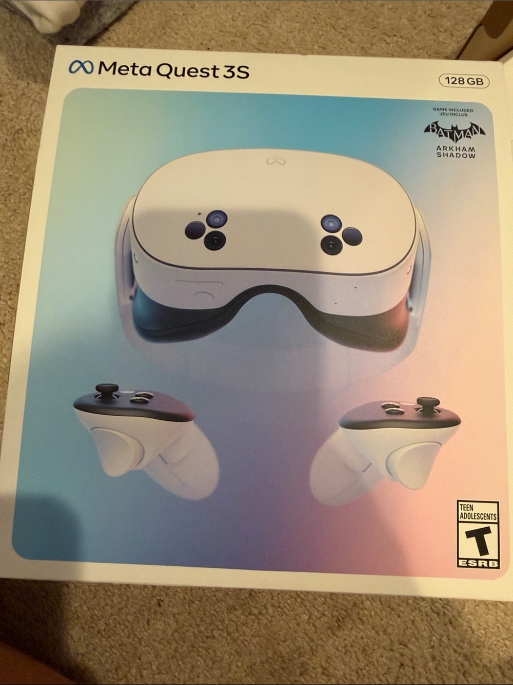Oculus / Meta Quest 3S VR Headset with White Controllers